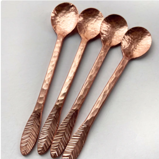 DMG Designs Copper Feather Spoon - 3"