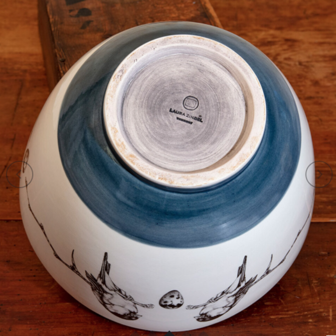Laura Zindel Design Chickadee Large Bowl