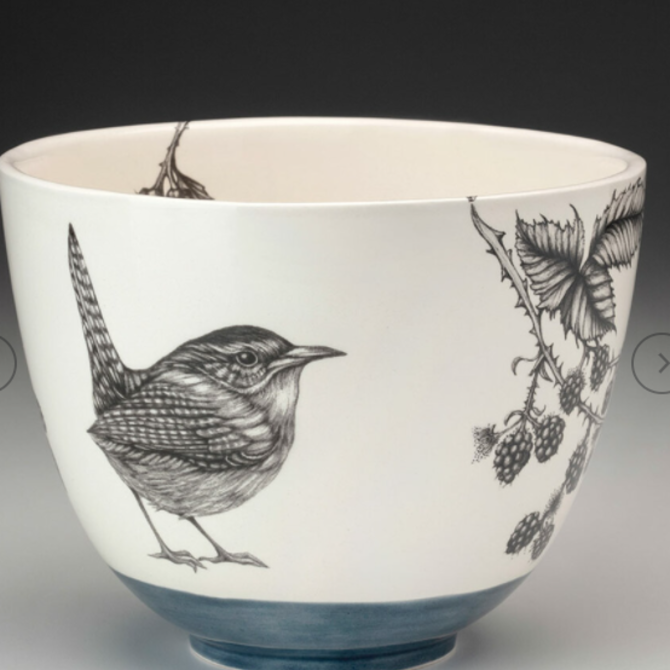 Laura Zindel Design Carolina Wrens - Med Bowl