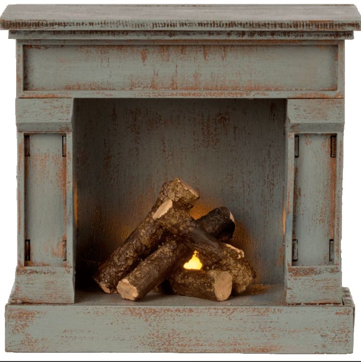 Fireplace - Vintage Blue
