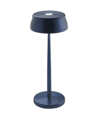 Zafferano Sister Light Table Lamp Blue Anodized