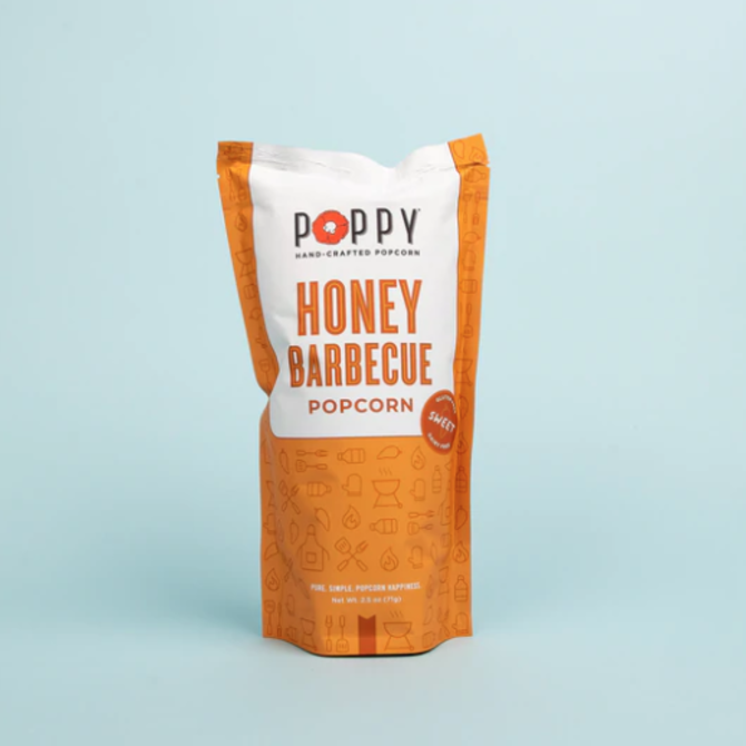 Poppy Handcrafted Popcorn Honey BBQ Market Bag