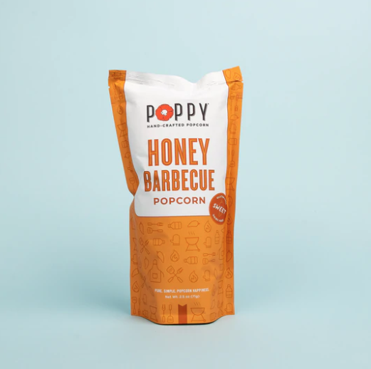 Poppy Handcrafted Popcorn Honey BBQ Market Bag