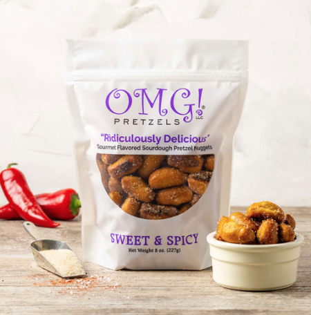 Chester Irwin Foods OMG Sweet and Spicy Pretzel