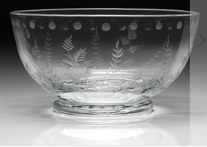 William Yeoward Salad Bowl - Fern - 9"