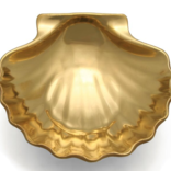 William Yeoward Scallop Shell Dish - Gold - 12 cm