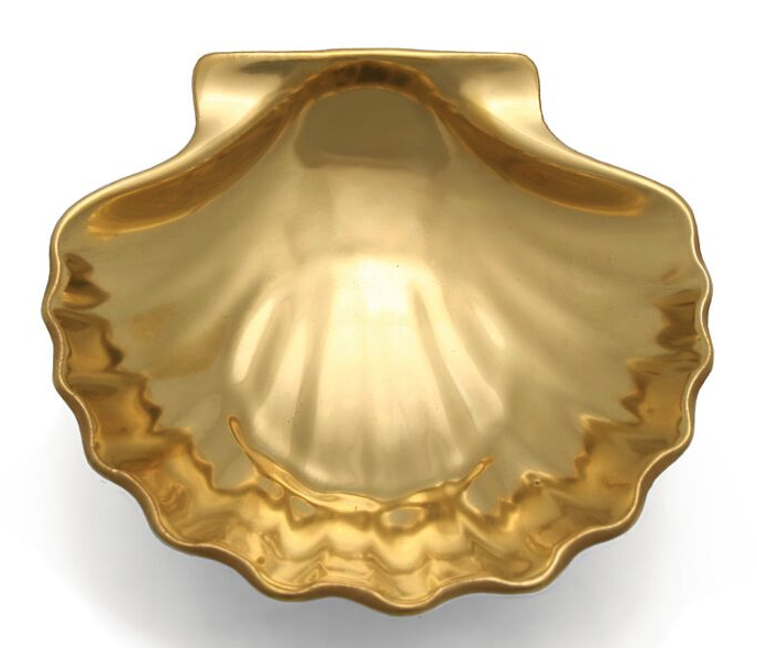 William Yeoward Scallop Shell Dish - Gold - 12 cm