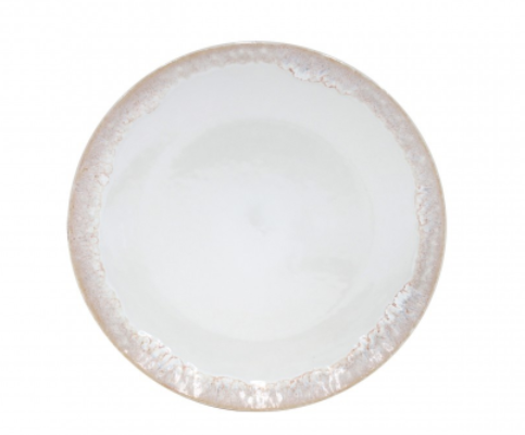 Casafina Living Dinner Plate - Taormina White/Gold