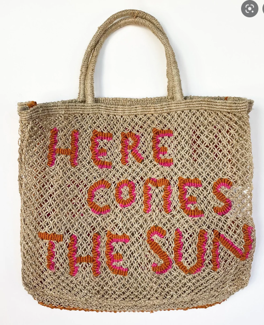 Here Comes The Sun Jute Bag