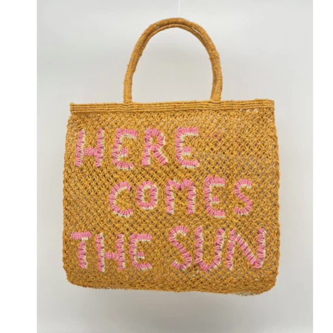 Here Comes The Sun Jute Bag