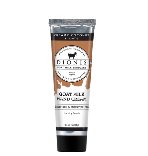 Dioni's 1 oz. Hand Cream Creamy Coconut & Oats