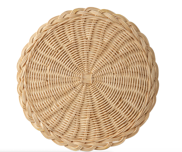 Amanda Lindroth Braided Round Placemat S/4