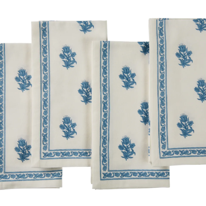 Amanda Lindroth Jaipur Napkins S/4