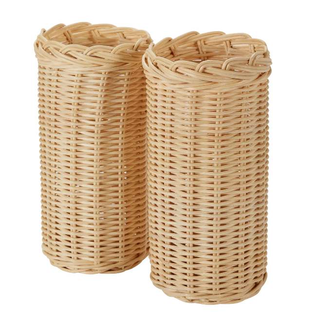 Amanda Lindroth Wicker Large Drink Sleeve
