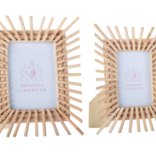 Amanda Lindroth Sunburst Frame White 4x6