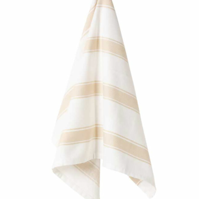 Casafina Living Kitchen Towel Stripes - Alessa Vanilla