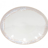 Casafina Living Oval Platter 16 inches - Taormina White/Gold