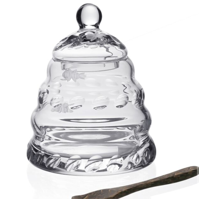 William Yeoward William Yeoward Crystal Buzzy Honey Jar with Spoon