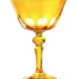 Sir Madam Rialto Glass Coupe Ginger (Saffron )
