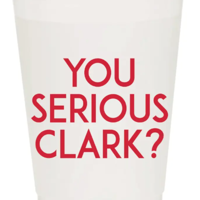 Sip Sip Hooray You Serious Clark Christmas Cup - Set of 10
