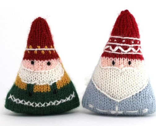 Melange Nordic Santa and Elf Ornaments