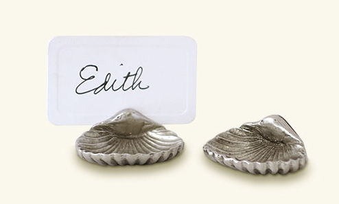 Match Shell Place Card Holder