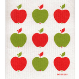 Jangneus Red Small Apple Swedish Dishcloth
