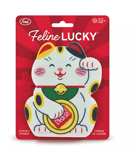 Fred & Friends Fred's Feline Lucky Sponge