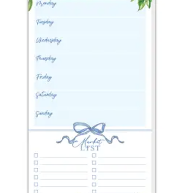 RoseanneBeck Collections Menu Market List Lemon Branches Large Pad