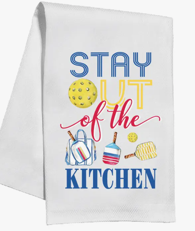 RoseanneBeck Collections Stay Out of the Kitchen Kitchen Towel