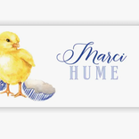 RosanneBeck Collections Chinoiserie Egg with Chick Place Card