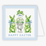 RosanneBeck Collections Happy Easter Bunny Topiaries Enclosure Card