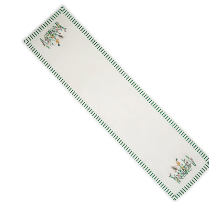 Two's Company Wild Flowers Table Runner - 14" x 58"