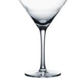 The Vintage List Crystal Martini Glasses Spears Design
