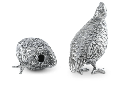 Vegabond House Standing Quails Salt & Pepper Set