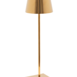 Zafferano Poldina Pro Table Lamp - Glossy Gold