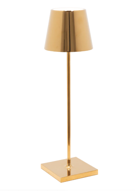 Zafferano Poldina Pro Table Lamp - Glossy Gold
