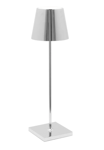 Zafferano Poldina Pro Table Lamp - Glossy Chrome
