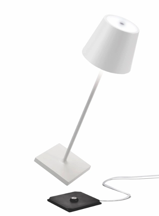 Zafferano Poldina Pro Table Lamp - White