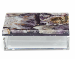 Two's Company Amethyst Box Large