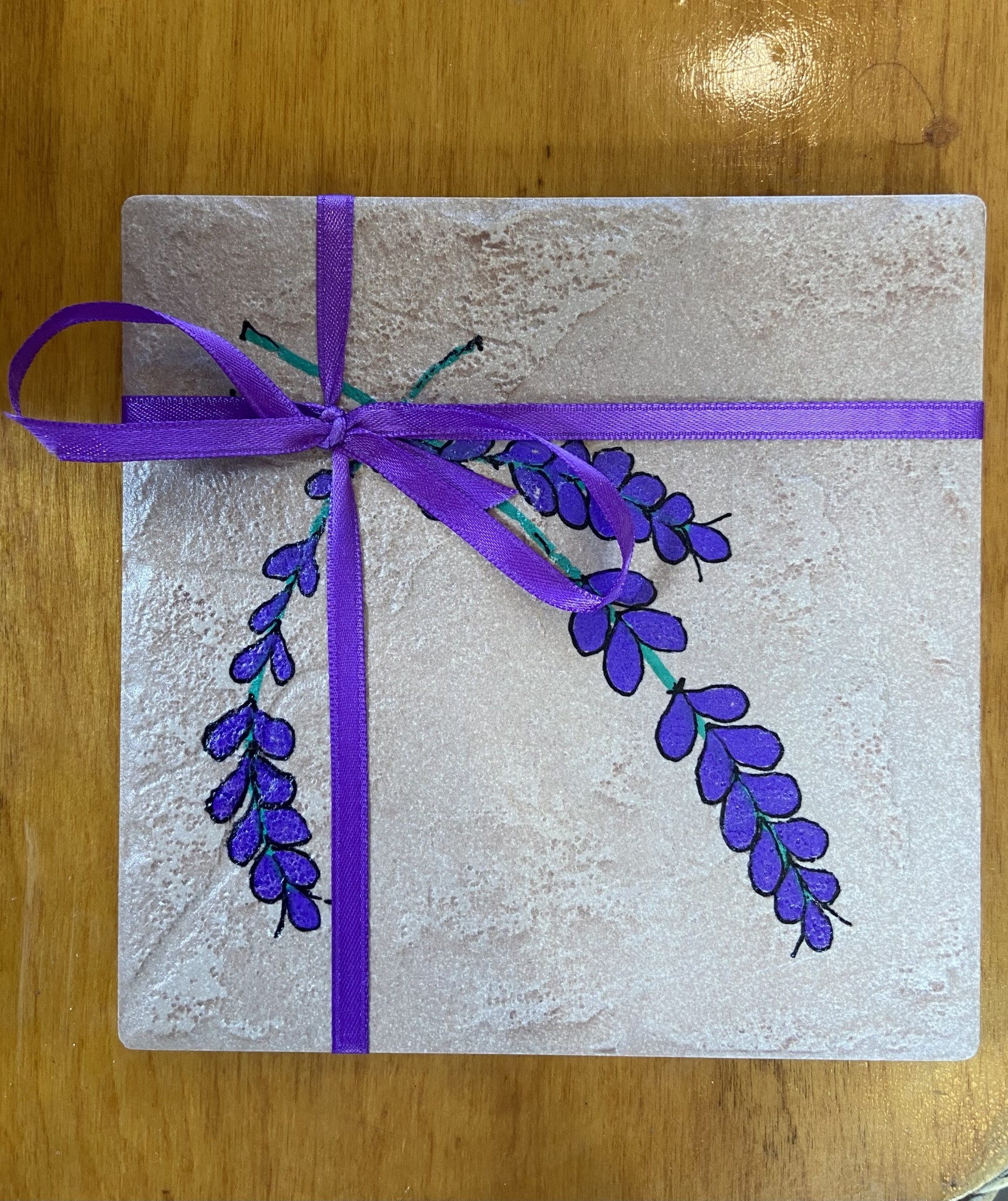 Lavendar Splendor Splendor Trivet