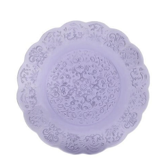 Zafferano Barocco plate amethyst