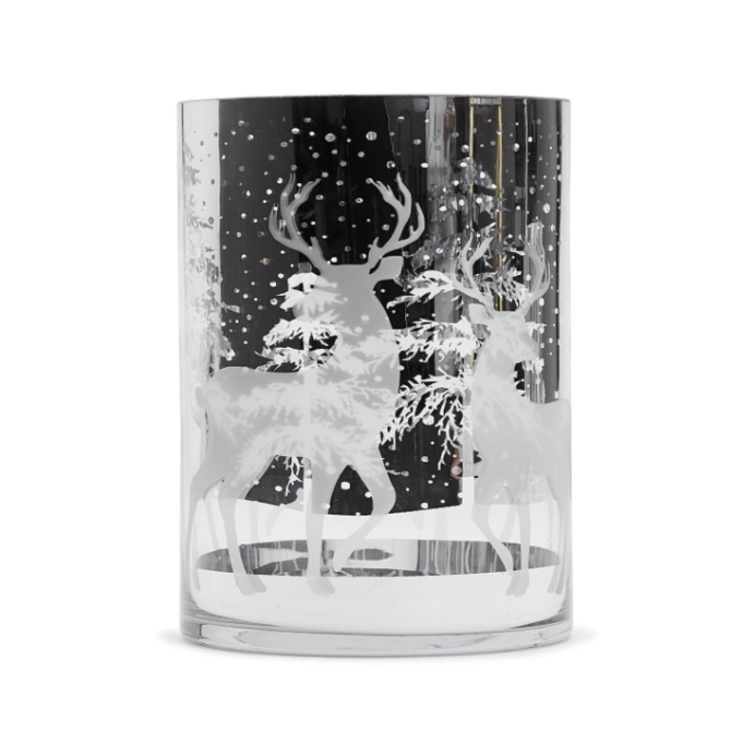 Two's Company Winter Forest Scene Large Cachepot