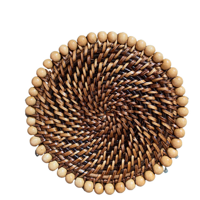 Calaisio Natural Beaded Coasters