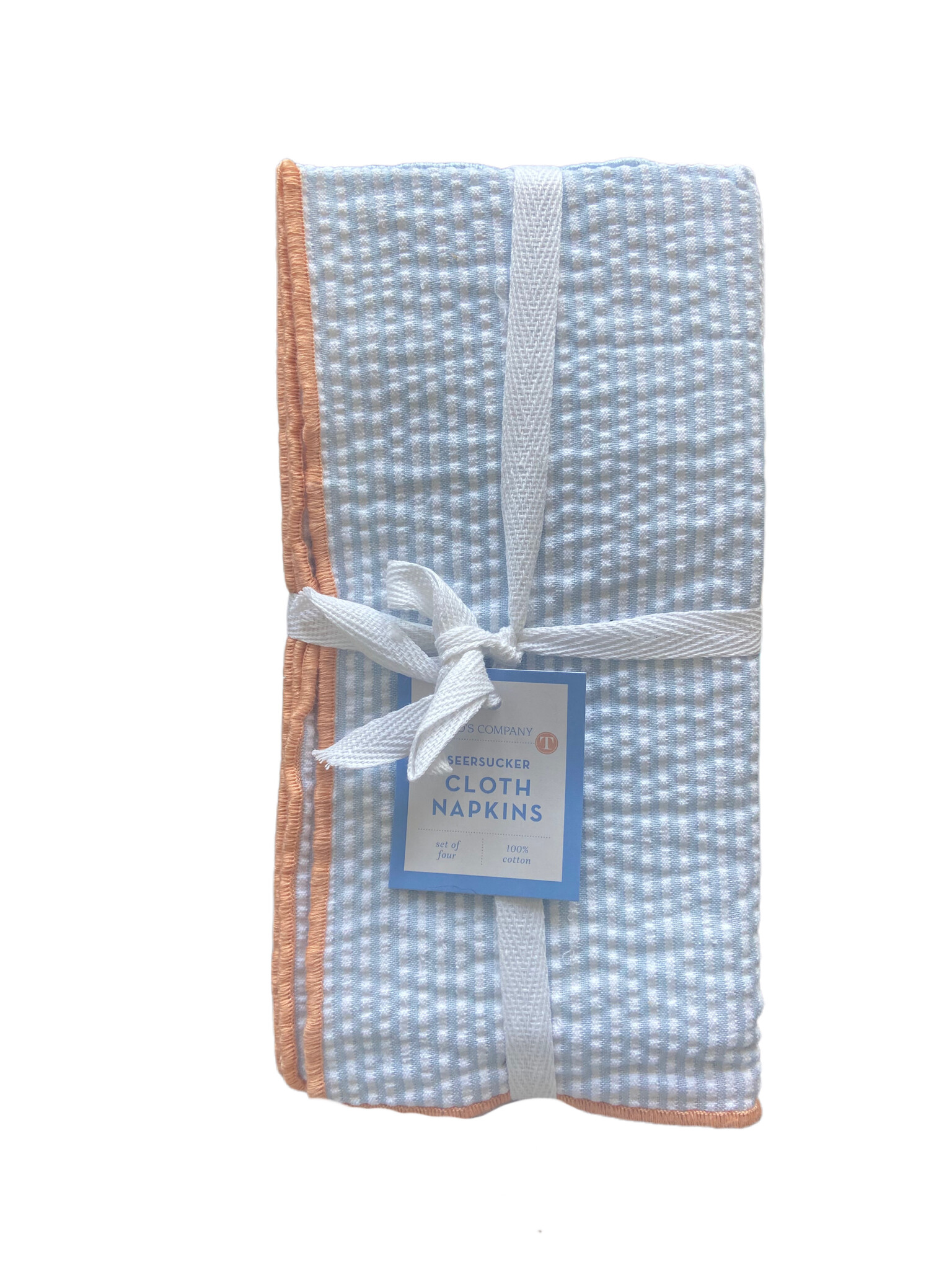 Two's Company Pretty Pastels Cloth Napkins - Assorted - Set of 4