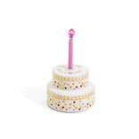 Two's Company Birthday Cake Candleholder w/ 6 Candles