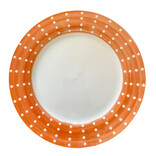 Zafferano Porcelain Plate - Orange