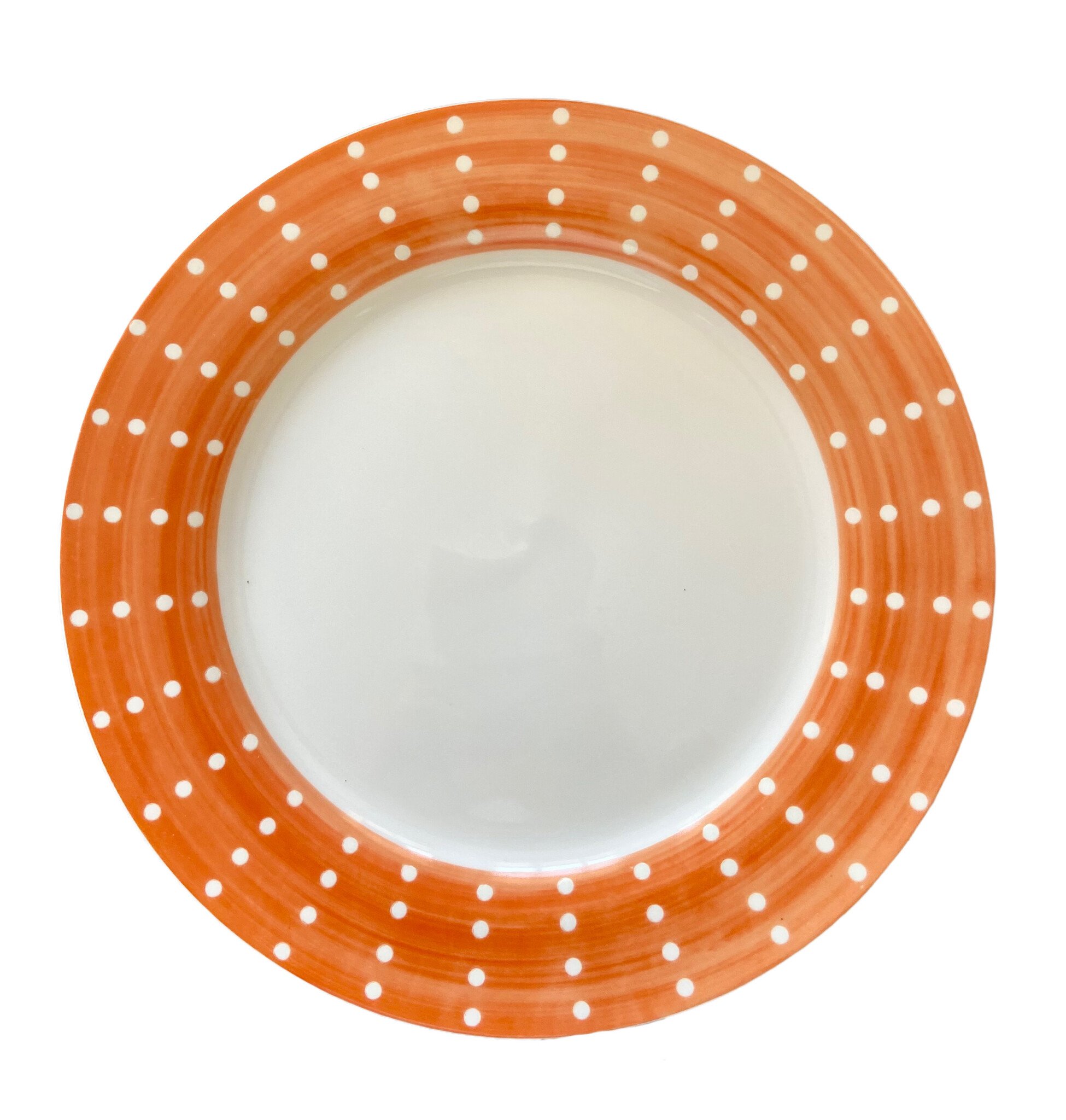 Zafferano Porcelain Plate - Orange