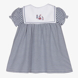 Kissy Kissy Magic Sails Dress Set STR  - 6-9 M