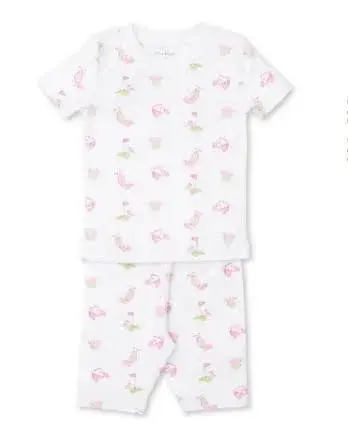 Kissy Kissy 18 Holes Short PJ Set Snug - Multi Pink - 12-18M